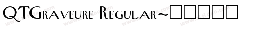 QTGraveure Regular字体转换